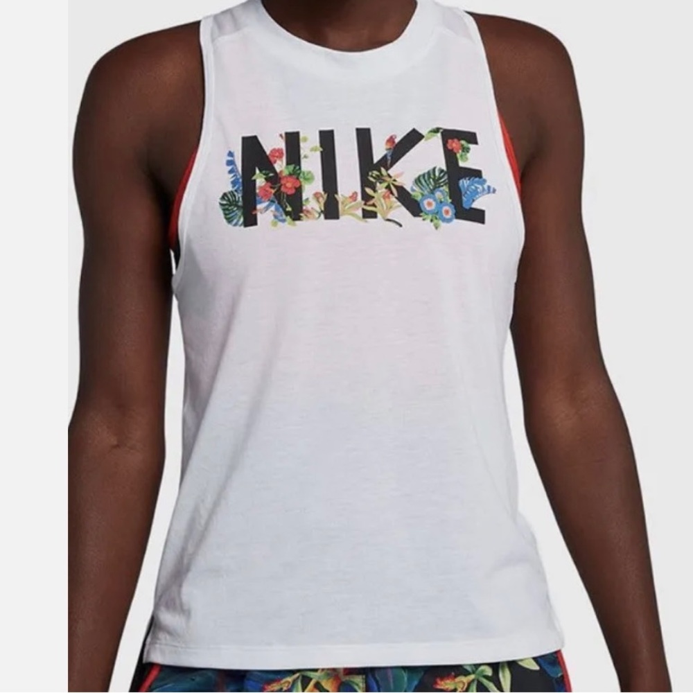 Women's Nike Floral Logo Tank
